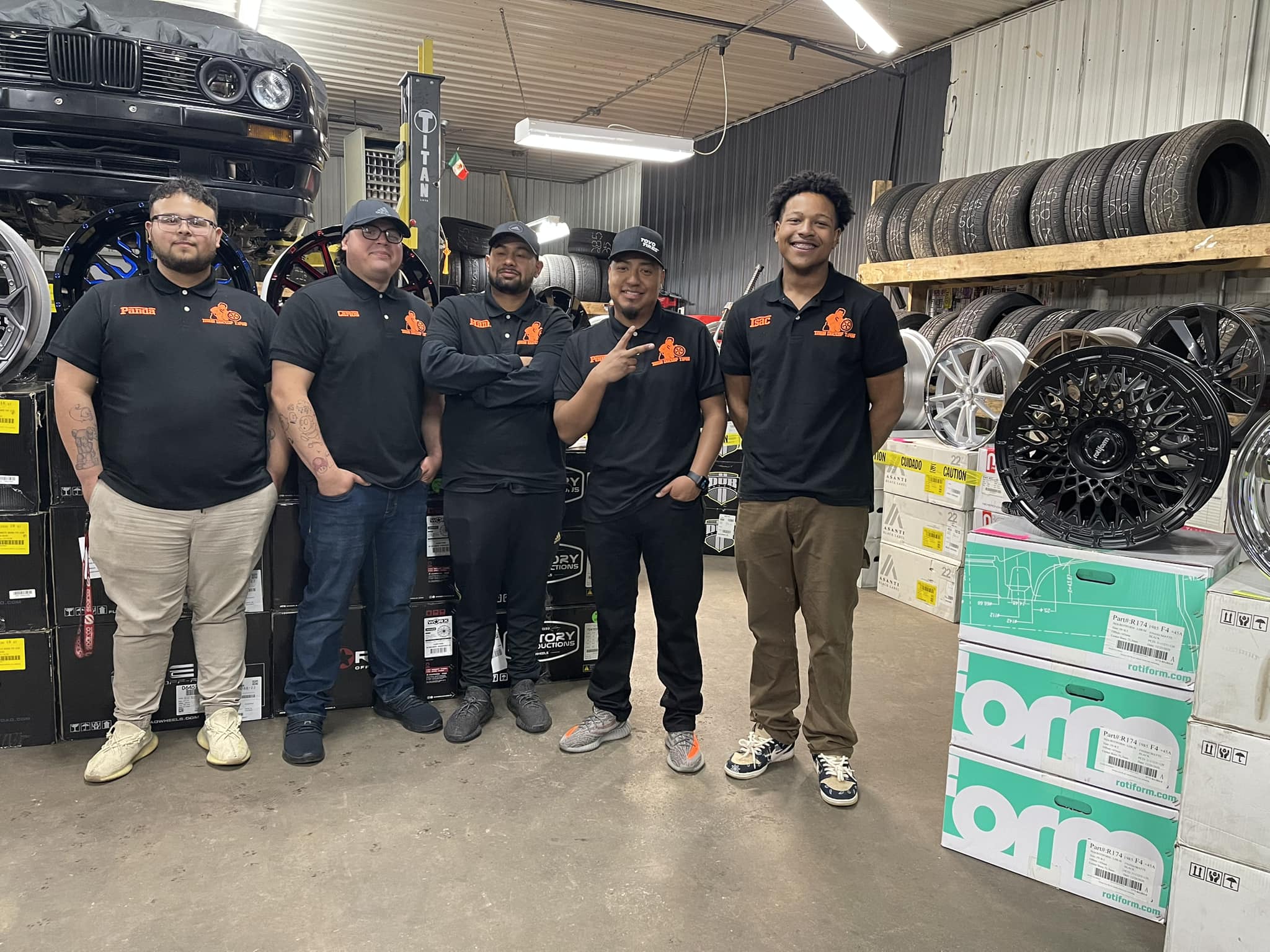 The Doctor Tires team - certified technicians